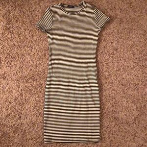 Striped Casual bodycon dress!